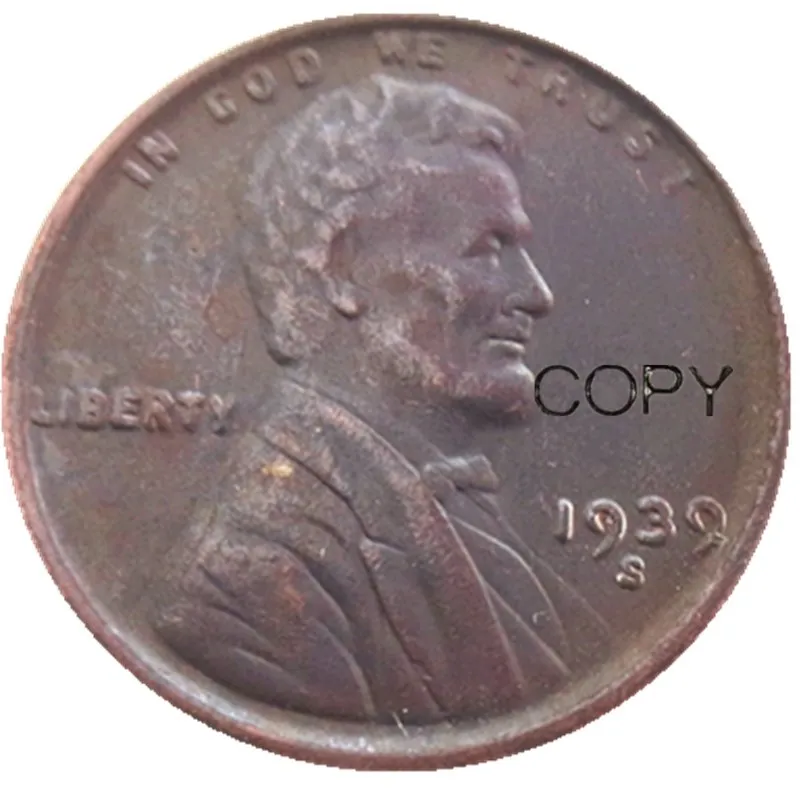 

US One Cent 1939P/D/S Copy Coins