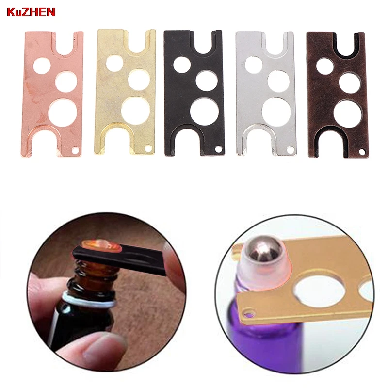 

Creative Essential Oils Opener Remover For Roller Balls And Caps Bottle Opener Metal Corkscrew Tool Kitchen Gadgets