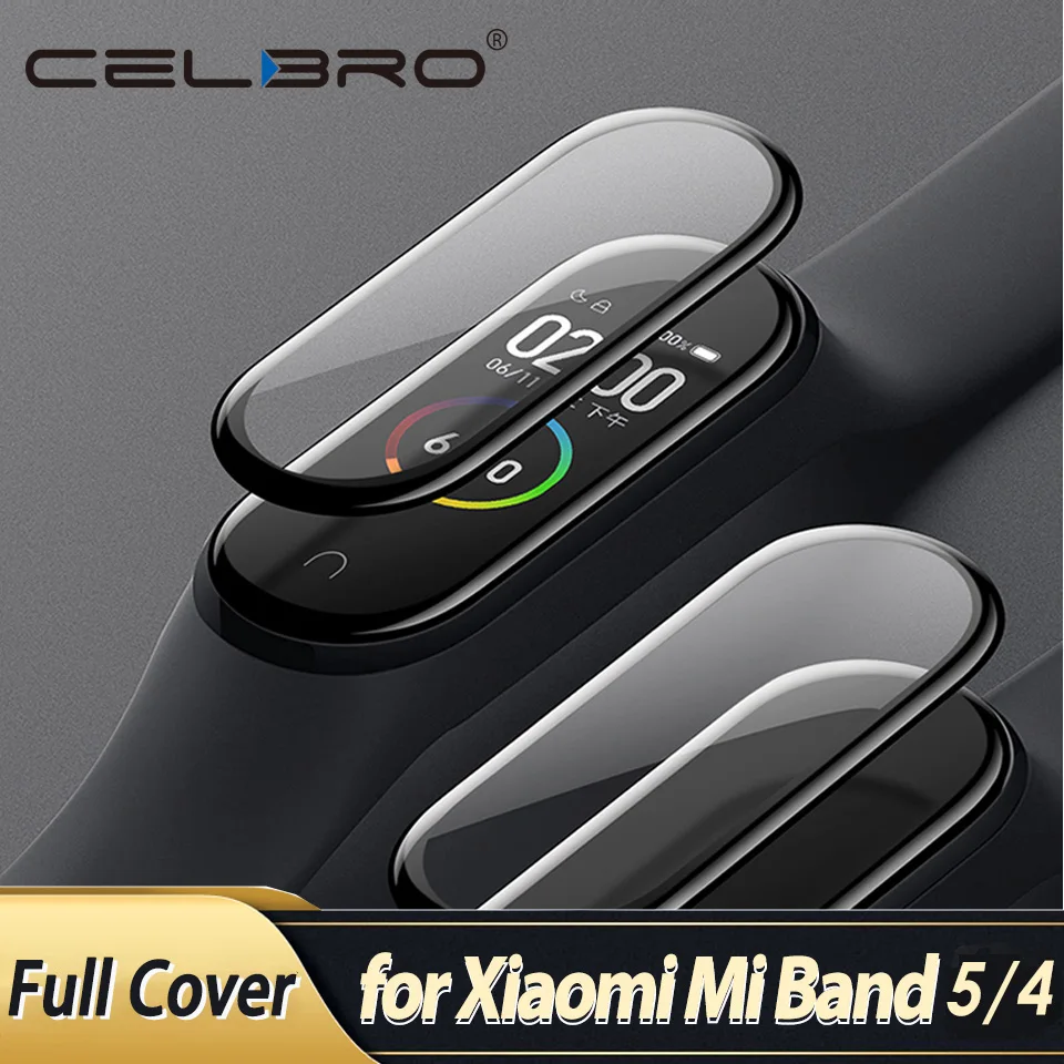 Пленка для браслета часов Xiaomi Mi Band 4 5 MiBand защита экрана Band5 Band4 Pelicula не закаленное