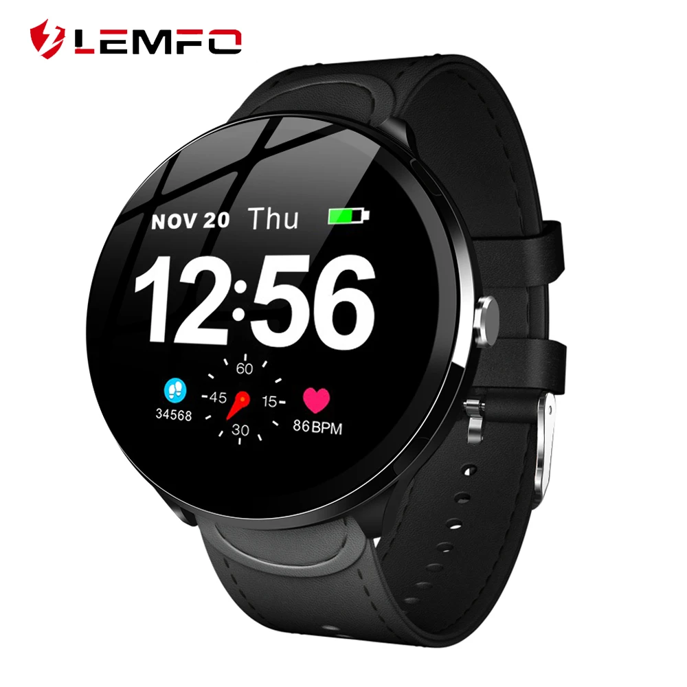 LEMFO V12 Смарт часы кровяное давление кислородный трекер активности монитор