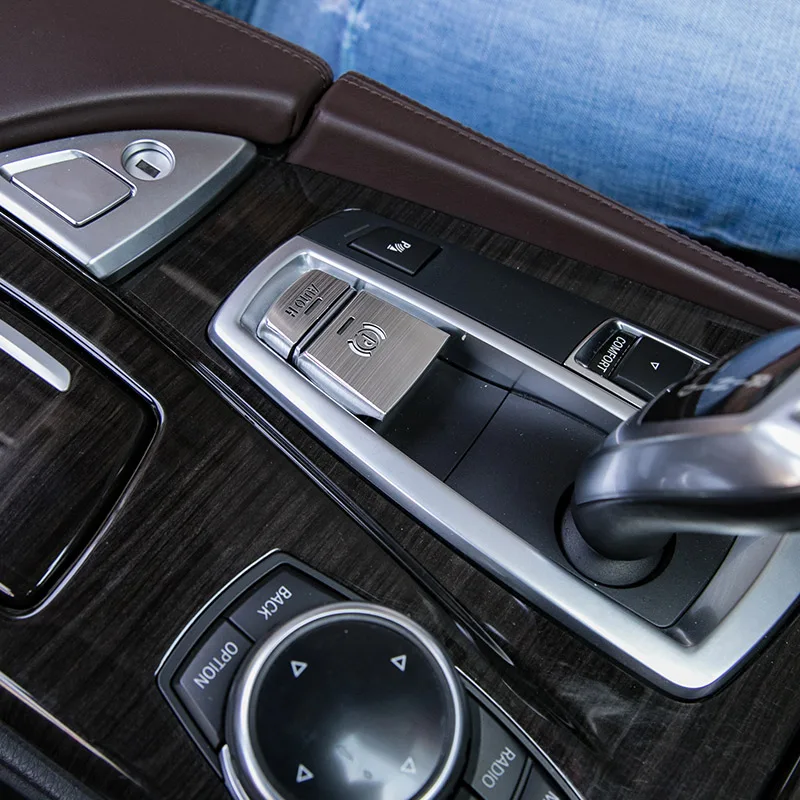 Для BMW 5 Series GT X3 X4 X5 X6 F10 F07 F25 F26 F15 F16 11-17 Автомобильная Центральная крышка ручного
