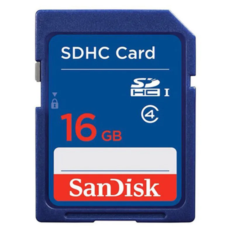 Карта памяти SanDisk 100% оригинал 32 ГБ 16 8 4 Гб SDHC класс sd карта для камеры планшета