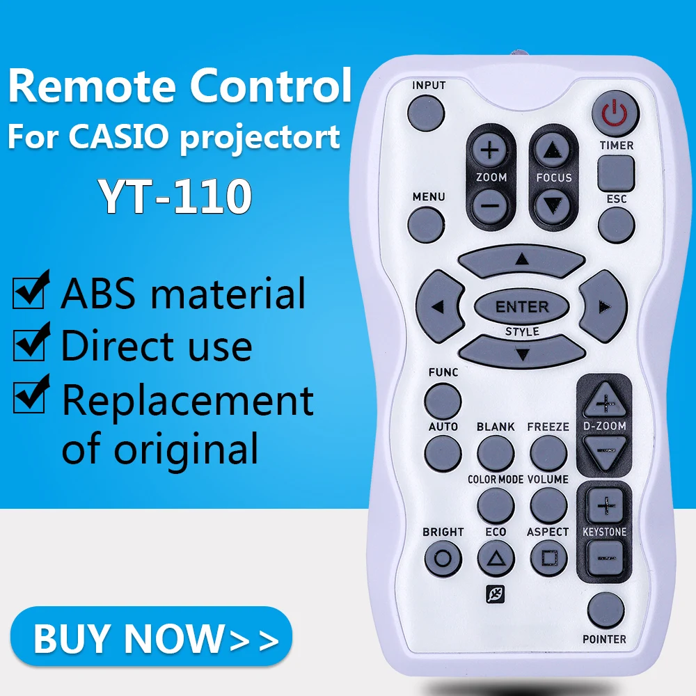 Пульт дистанционного управления для проектора CASIO YT 110 XJ A141/A146/A251/A256|Пульты ДУ| |