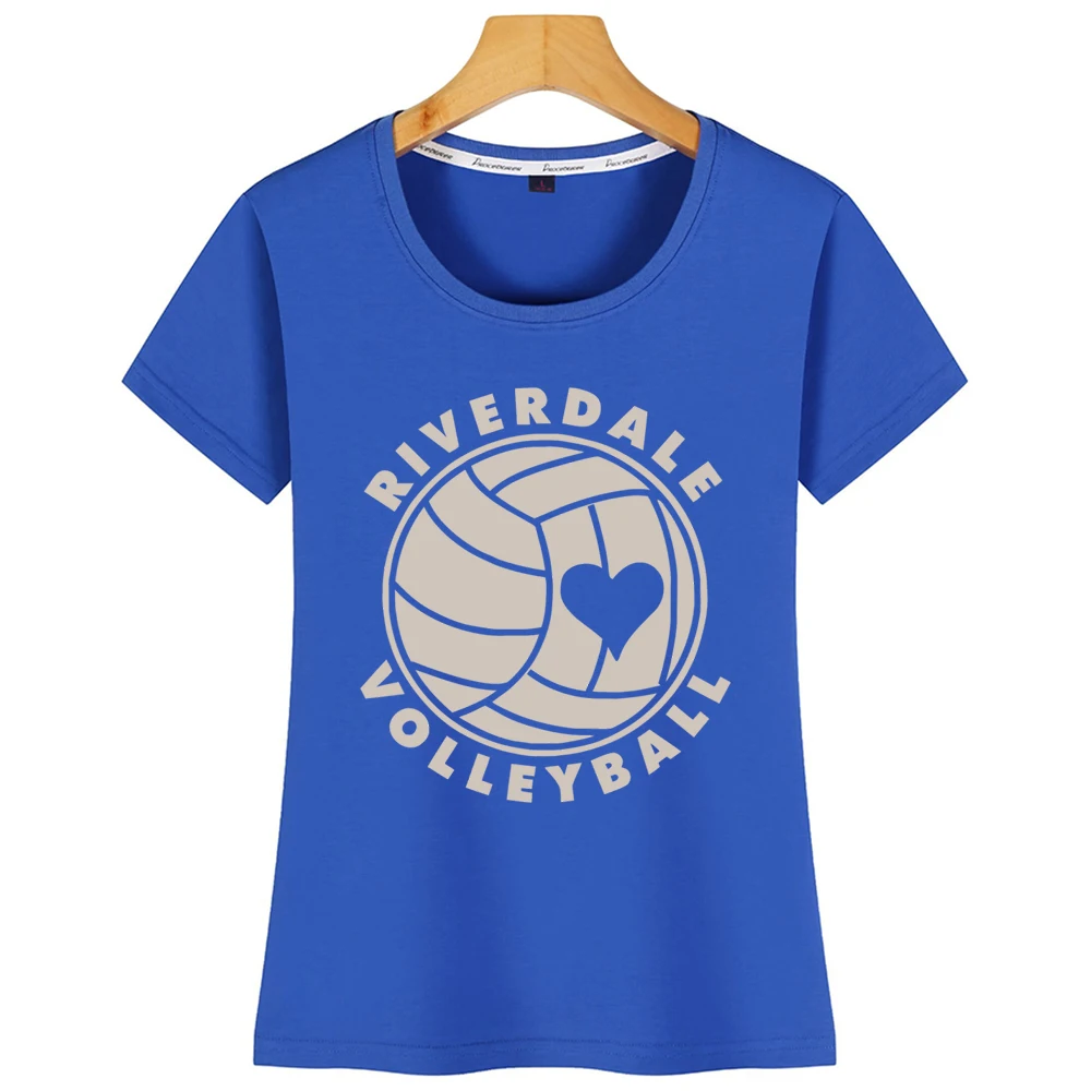 Женская футболка для волейбола Riverdale черная на заказ|Футболки| |