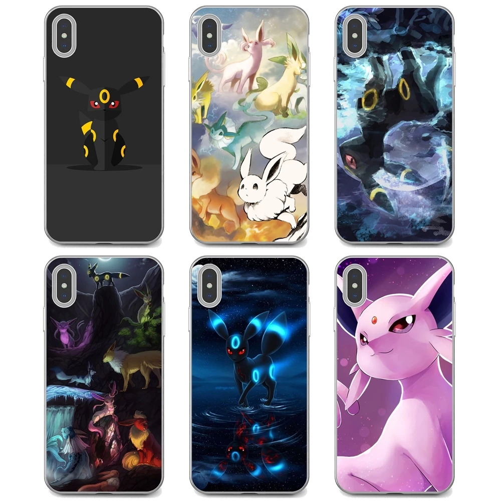 

Soft TPU Covers third-generation-Umbreon For Apple iPhone 10 11 12 Pro Mini 4S 5S SE 5C 6 6S 7 8 X XR XS Plus Max 2020