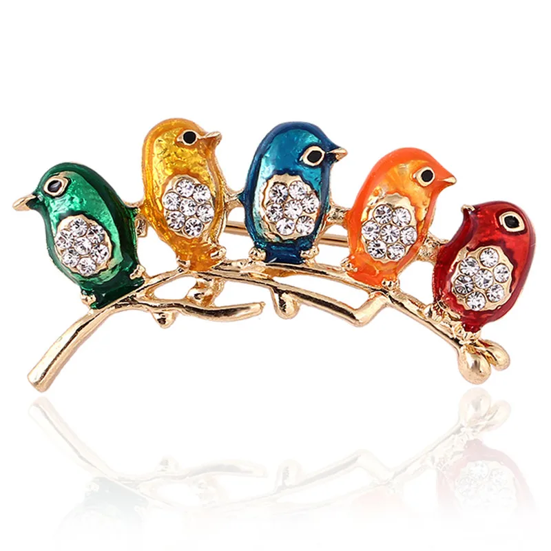

Jewelry Women Men's Brooch Clothes Accessories Owl Butterfly Dragonfly Frog Peacock Bird Brooch Collar Pins Corsage Animal Badge