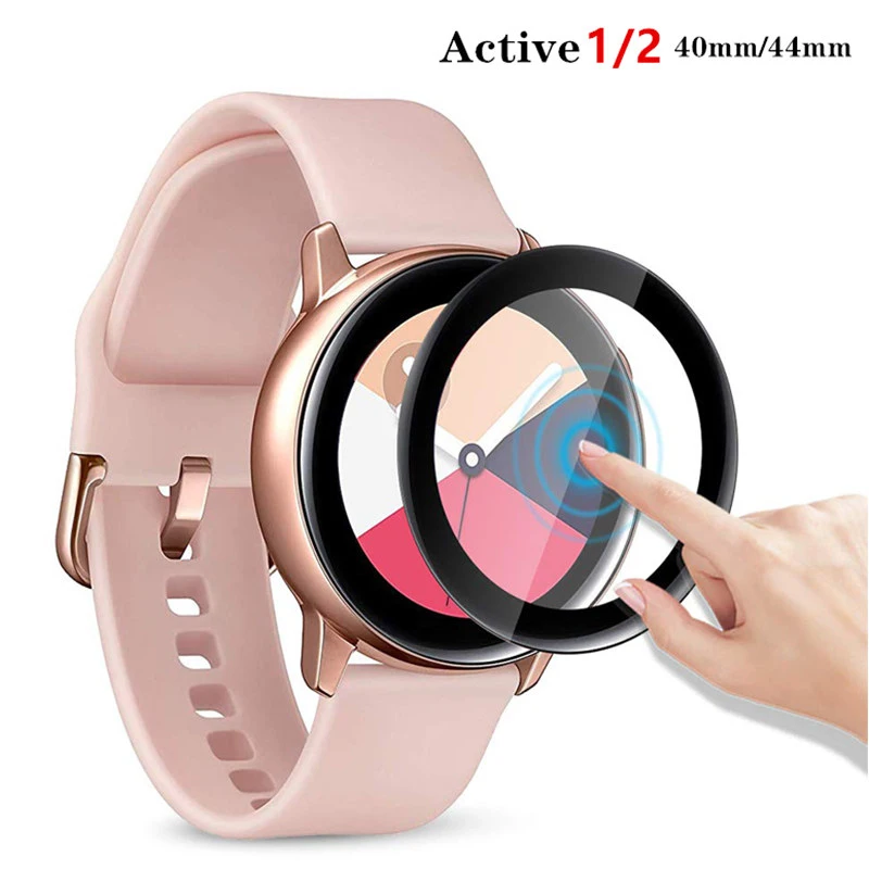 Закаленное стекло для Samsung Galaxy Watch Active 2 44 мм 40 мм/46 мм/42 Gear S3 Frontier/S2/Sport 3D HD