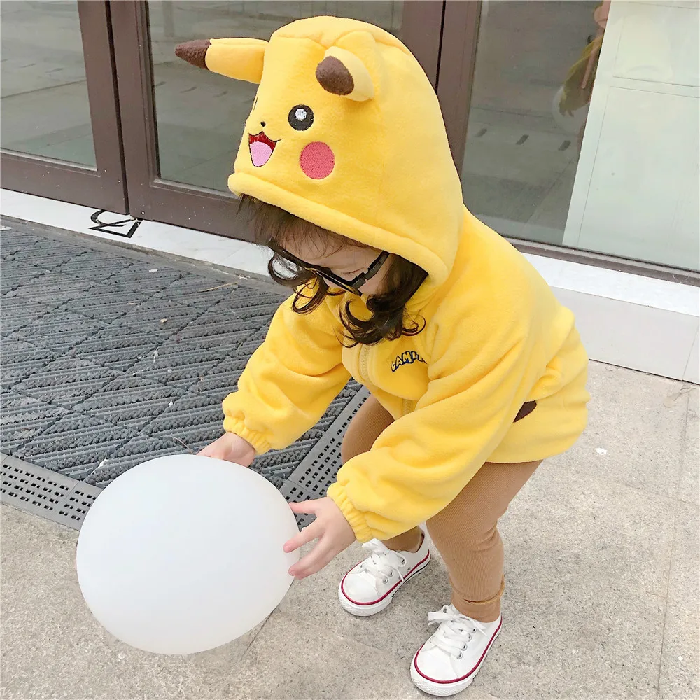 Tonytaobaby/зимняя одежда; новое бархатное пальто с рисунком для маленьких мальчиков и девочек; детская куртка
