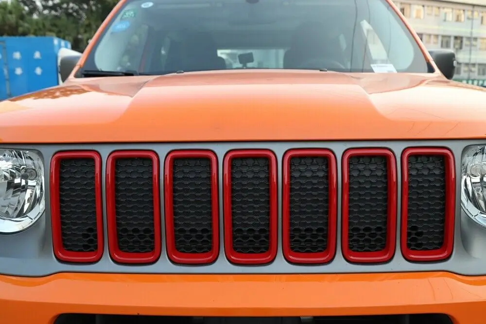 Красный спереди четверть пинт вставки для радиаторной решетки кольцо декор