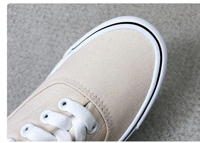 Модная парусиновая обувь Новинка весны 2019 года модная женская повседневная