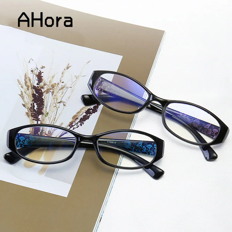 Ahora очки для чтения женские анти-голубые световые блокирующие цветок Алмазная