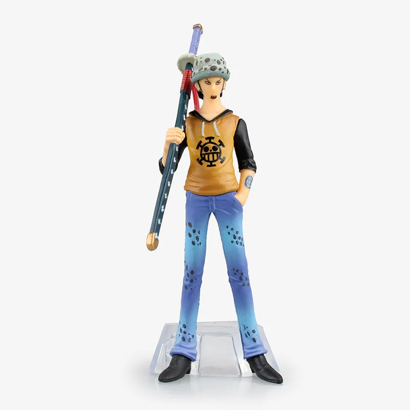 

7pcs/set One Piece Luffy Trafalgar Law Anime Action Figure 9-12cm PVC Collection Model Toys for Christmas Gift with Box