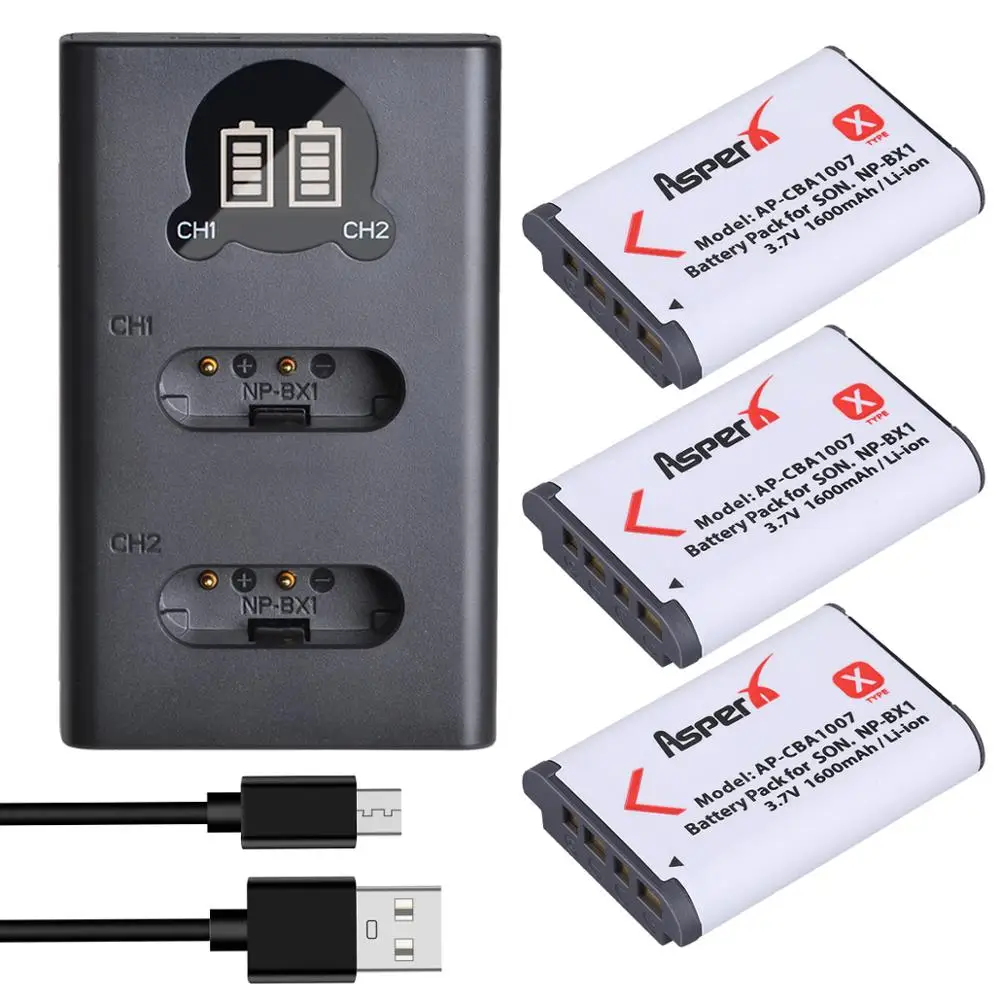 

NP BX1 Battery NPBX1 NP-BX1 Li-ion Bateria + USB Charger For Sony DSC RX1 RX100 M3 M2 RX1R WX300 HX300 HX400 HX50 HX60 ZV-1