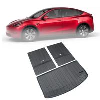 luggage mat for tesla model y 7 seat boot liner trunk cargo mat tray floor carpet mud pad protector clean mat pad