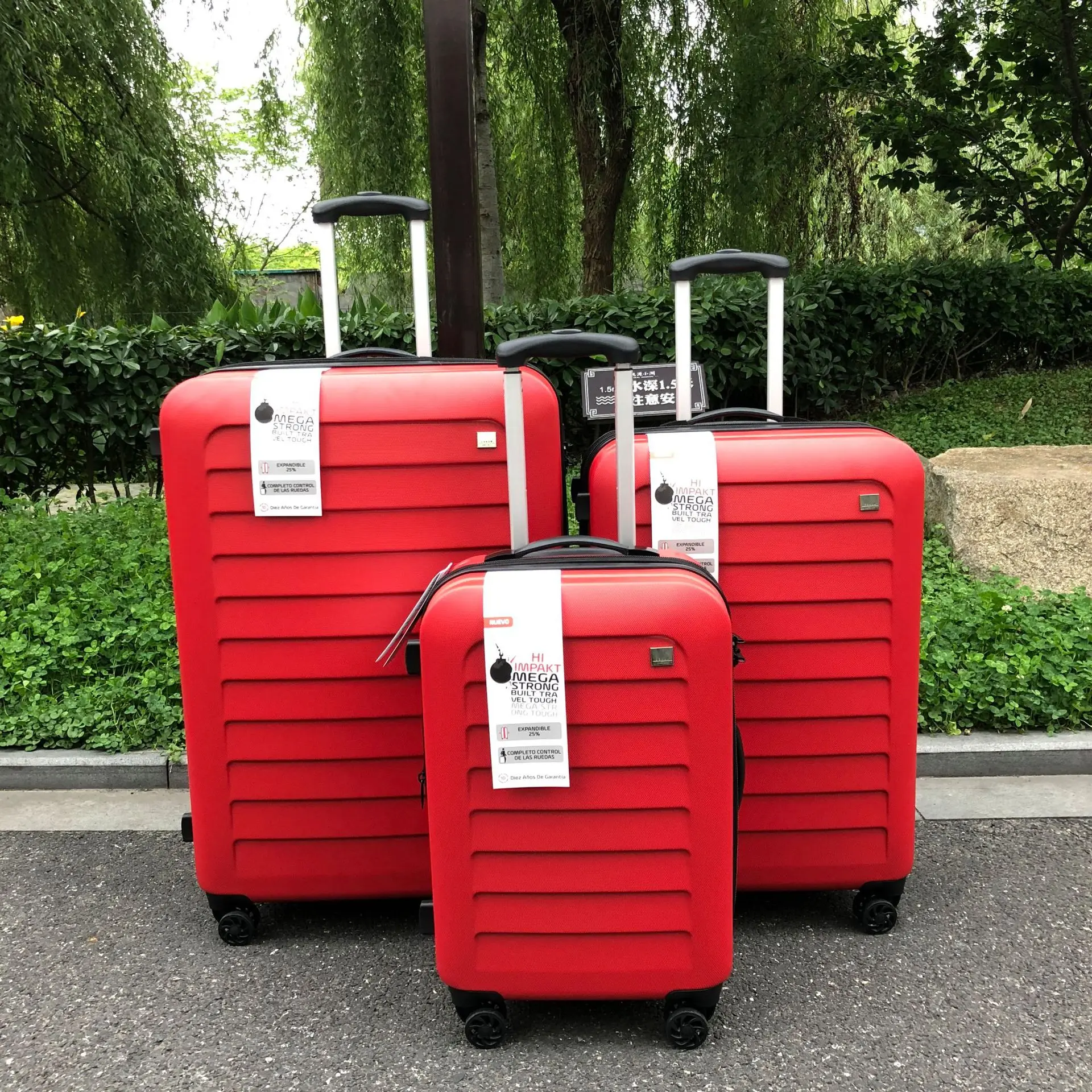 Travel tale женские расширить kofferset жесткий Дорожный чемодан из АБС мужская сумка для багажа 3 предмета в комплекте