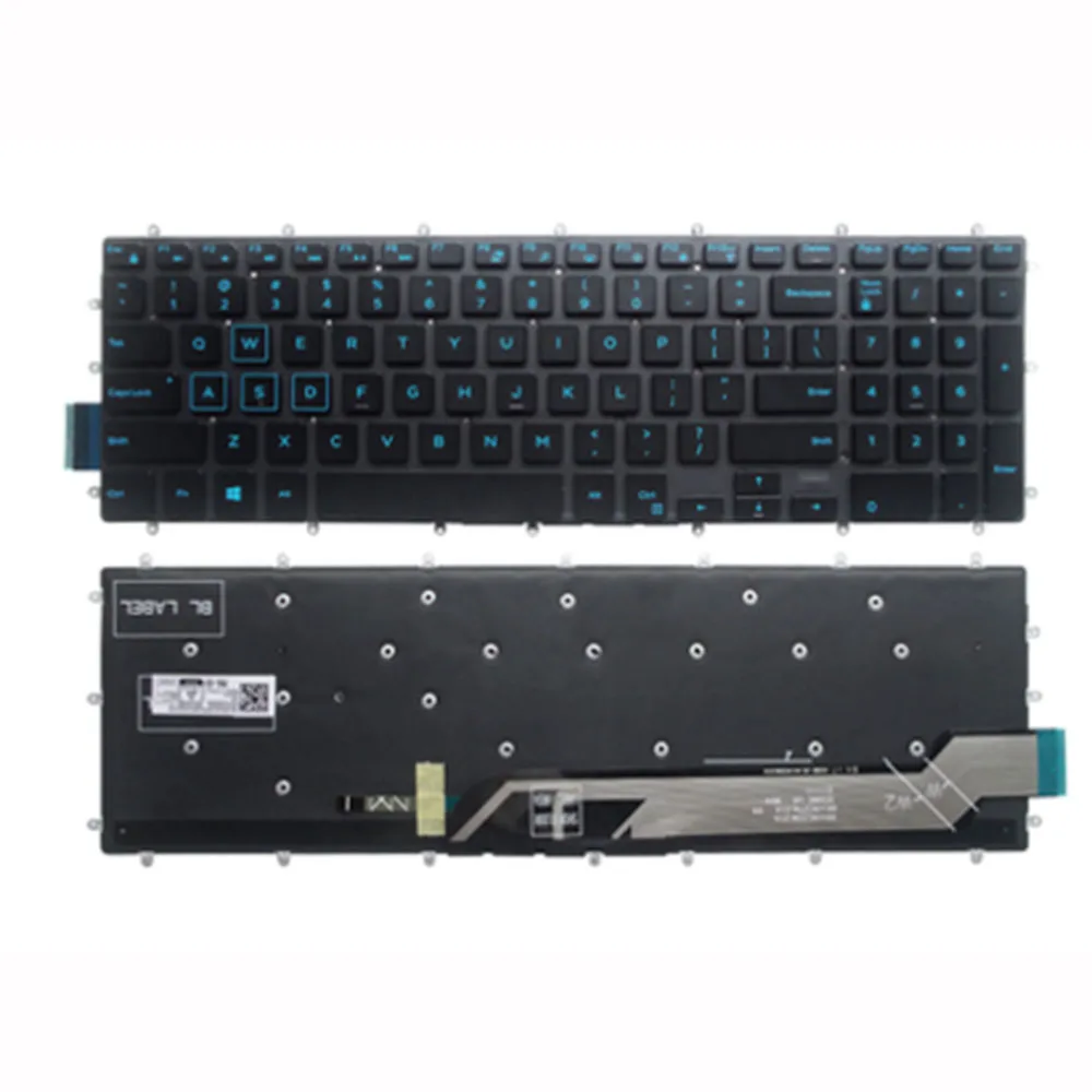 Новая клавиатура с подсветкой для Dell Inspiron 15 5565 5567 5570 5575 7566 7567 G3-3579 3779 3583 G5 5587 G7 7588 US -