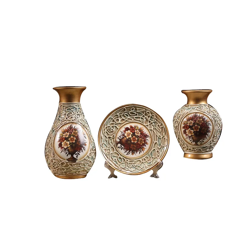 Креативный свадебный подарок домашняя мебель Ретро керамическая ваза из трех