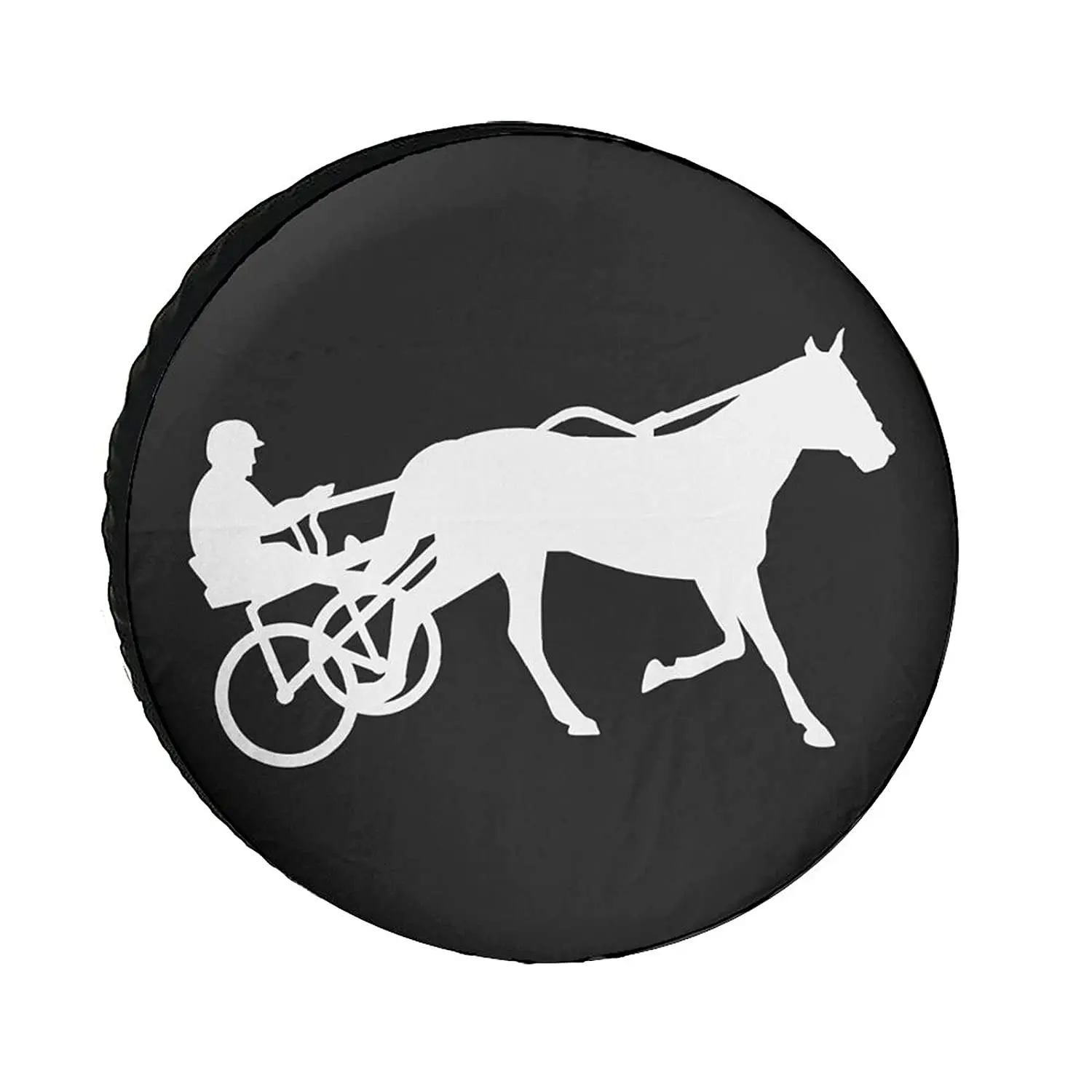 

Harness Racing Horse Racing Universe Exploration Tire Covers Wheel Cover Protectors Weatherproof UV Protection Spare