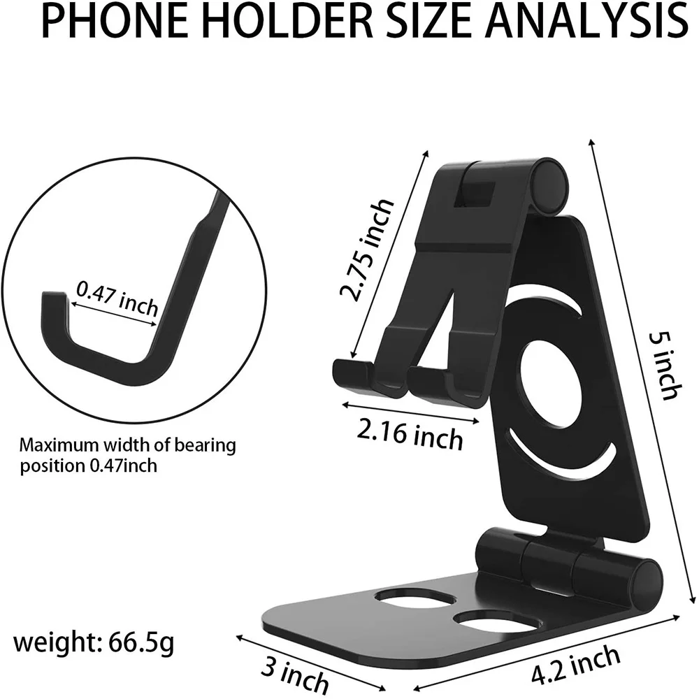 portable universal mobile phone holder desktop for charging base double adjustable phone stand for mobile phone accessories free global shipping