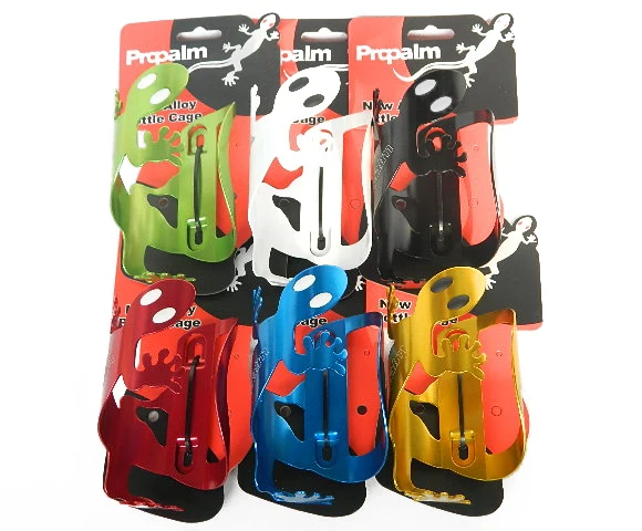 Велосипедная бутылочная клетка PROPALM gecko держатель для бутылки анодный