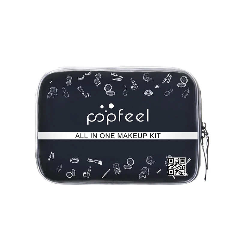 

POPFEEL Makeup 25 Piece Set All In One Makeup Kit Eyeshadow LipGloss Lipstick Brushes Eyebrow Concealer Beauty Cosmetic TSLM1