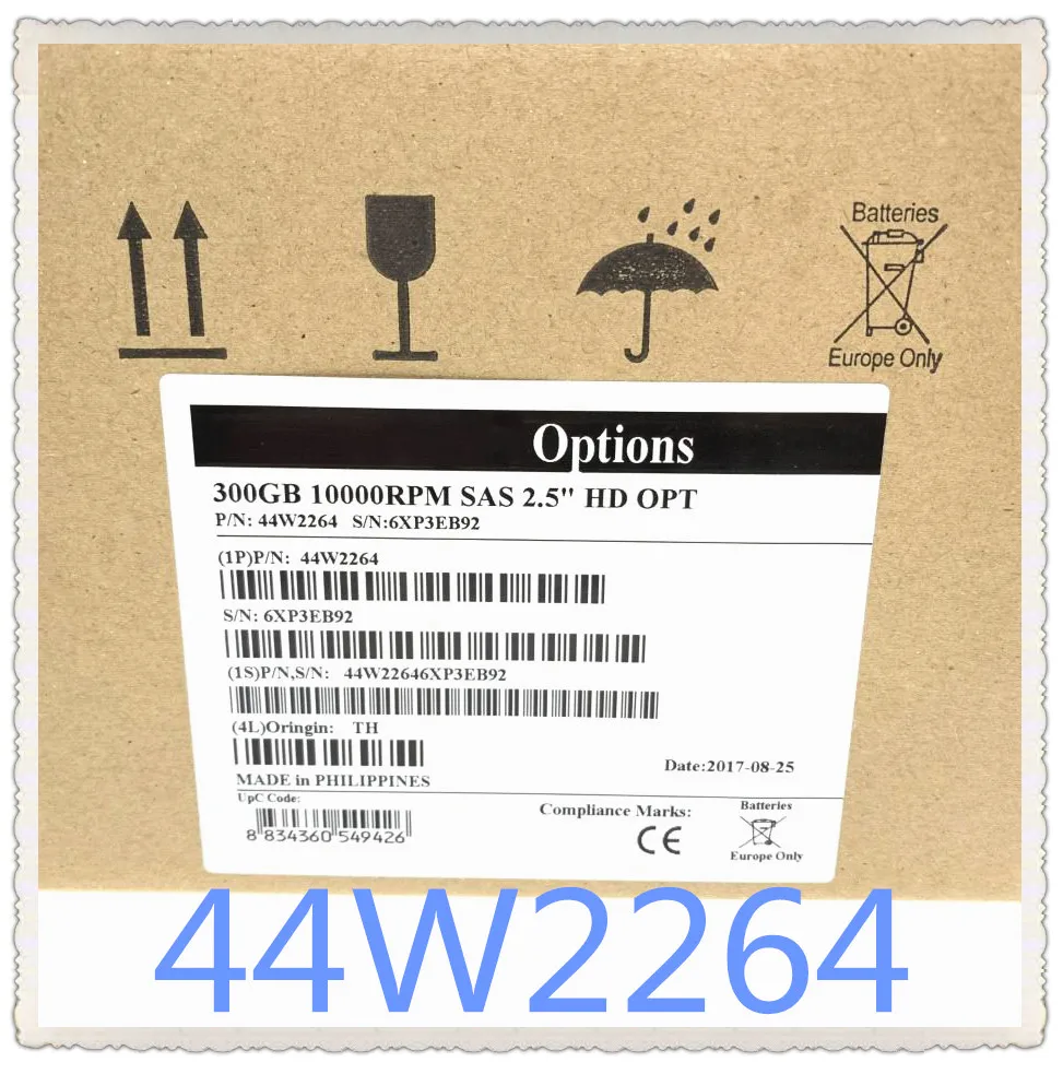 44W2264 44W2265 2 5 дюймов 300G 10K SAS убедитесь что новый в оригинальной коробке. Обещано