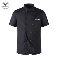 chef jacket wholesale head chef uniform restaurant hotel kitchen cooking clothes catering foodservice chef shirt apron hat