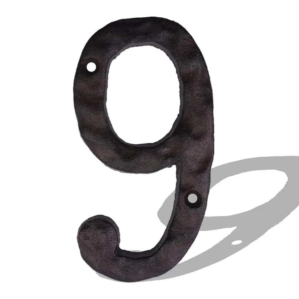 4 8 дюймовые цифры для дома номер домашнего адреса из чугуна сверхпрочный и