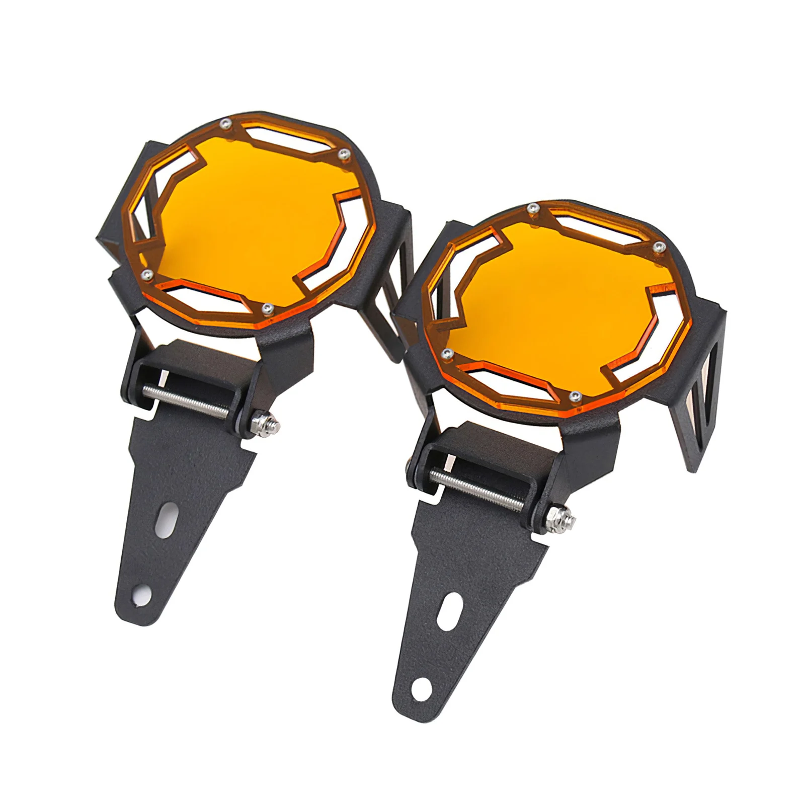 

for BMW fog lights R1200GS/F1250GS/F800GS/F750GS New Aluminum motorcycle Flipable Fog light orange Protector Guard Lamp Cover