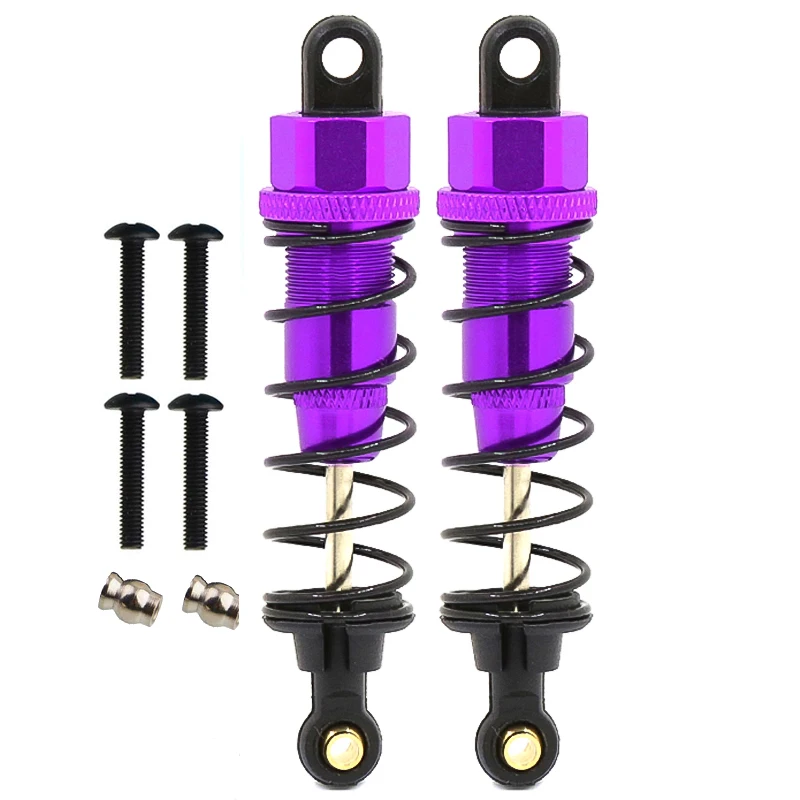 

2 PCS Aluminum Adjustable Oil Shock Absorber Damper 75/80/90MM FOR 1:10 1/10 RC Axial SCX10 D90 Tamiya CC01