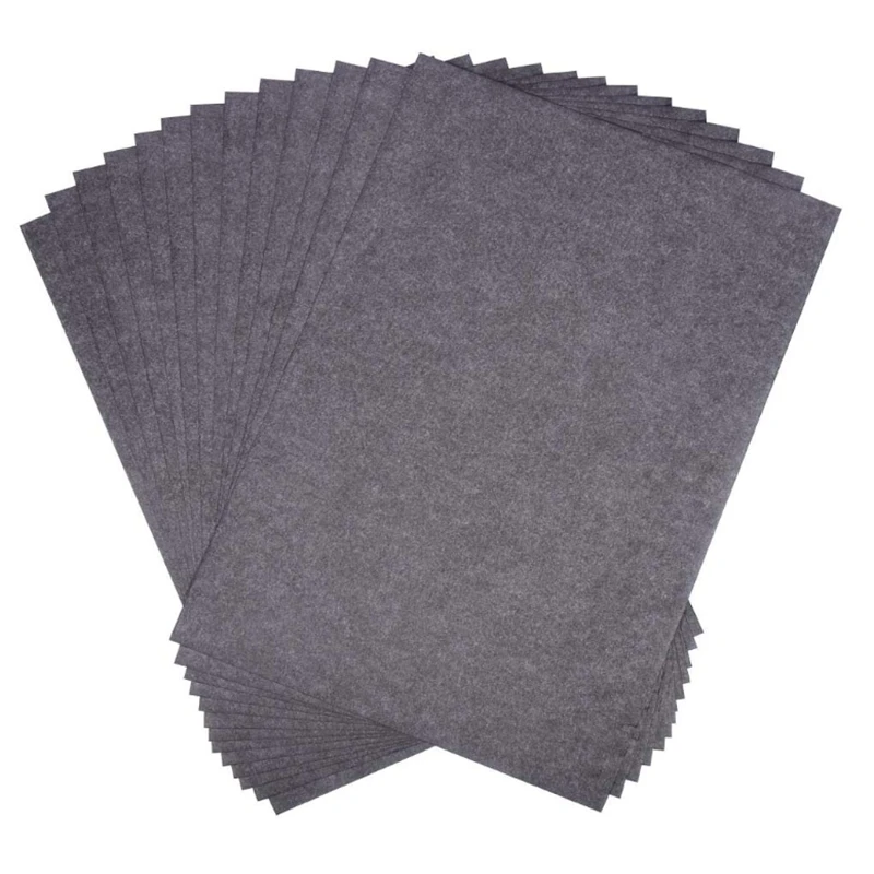 200 листов черной графитовой бумаги (9x13 дюймов) для дерева холста и других