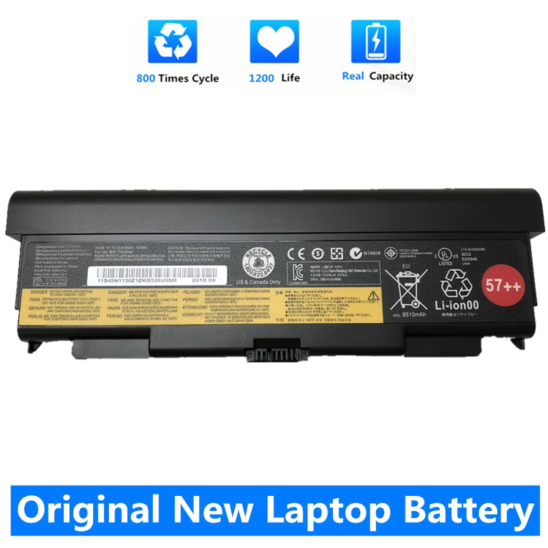 

Аккумулятор CSMHY для ноутбука Lenovo T440P T540P W540 L440 L540 45N1153 45N1152 45N1145, 9 ячеек, 11,1 В, Втч, высокая емкость