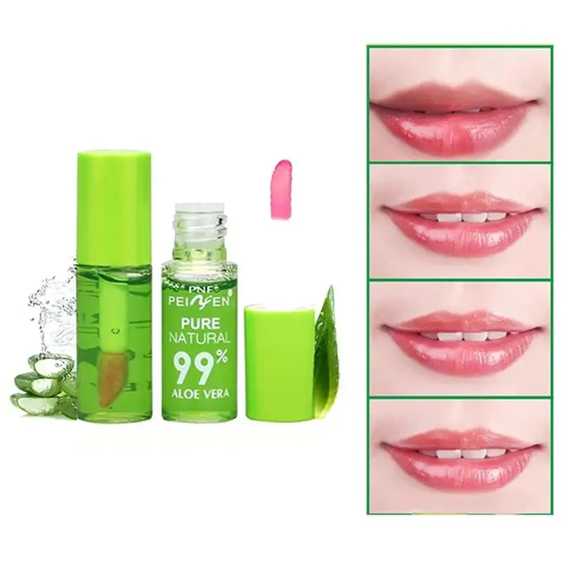 Aloe Color Changing Lipstick Lip Tint Long Lasting Waterproof Moisturizing Nourish Gloss Changeable |