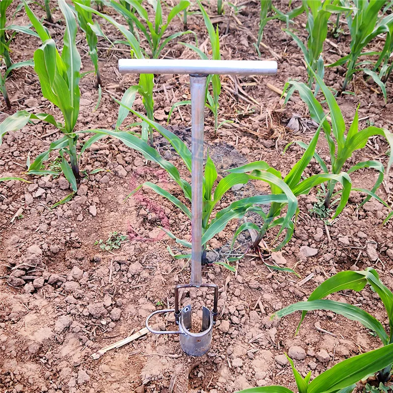 Ручной пересадочный плантатор для семян кукурузы ручной перфоратор бурения