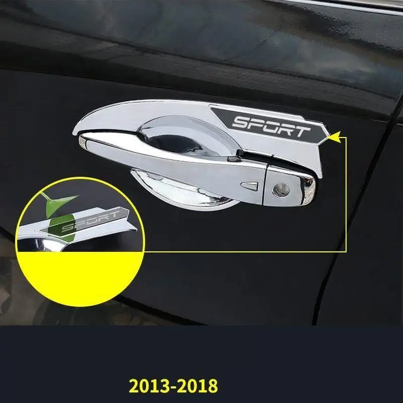 Авто Декоративные Хромированные ручки двери внешняя наклейка полоса украшения