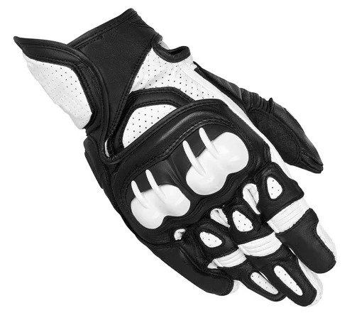 

Alpine GP PRO GPX Motorcycle Leather Gloves Motocross ATV Bike Riding White Red Black Gloves