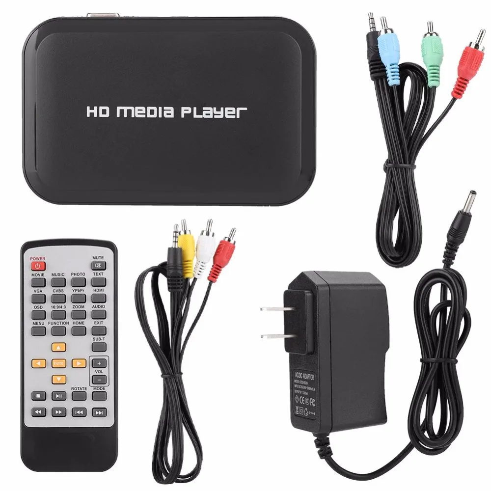 1080P мультимедийный плеер Full HD медиаплеер AV VGA HDMI интерфейсы для выставочных залов, отелей, рекламных компаний и т. Д