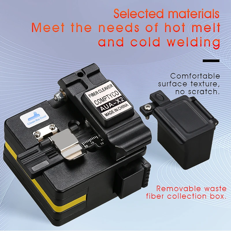 2021 New FTTH High Precision Cutting Ttool AUA-S2/X2 Optical Fiber Cleaver Cable Cutting Knife Fiber Cleaver