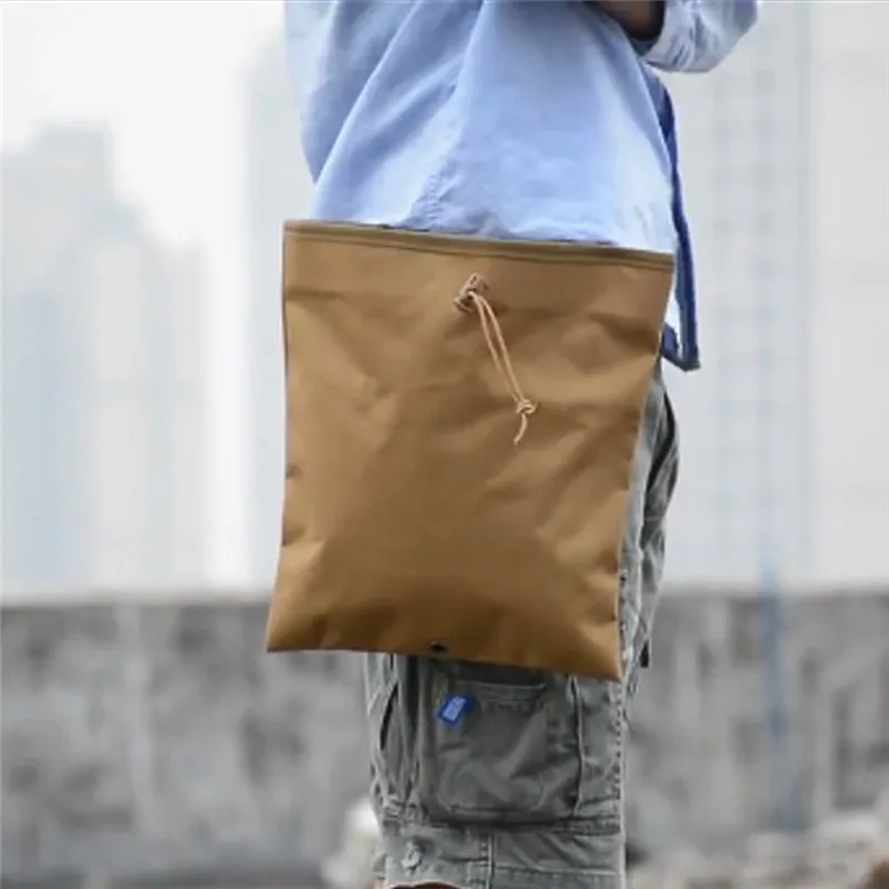 

Уличный Тактический аксессуар, складная охотничья большая сумка, нейлоновая поясная сумка для чайника, перерабатываемая сумка для армейск...