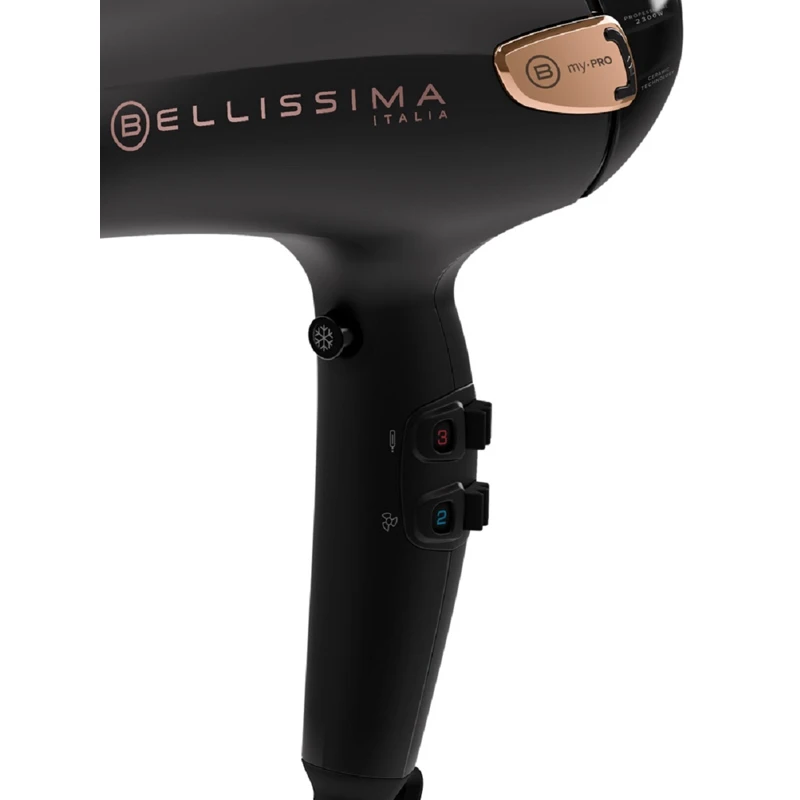 Профессиональный фен для волос Belissima My Pro Ceramic с ионизацией и керамикей АС мотор 3