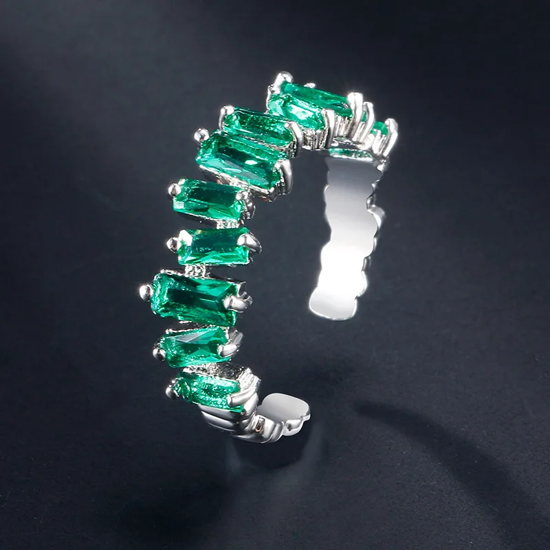 CZ обручальные кольца ручной работы радужные для женщин палец золотые аксессуары