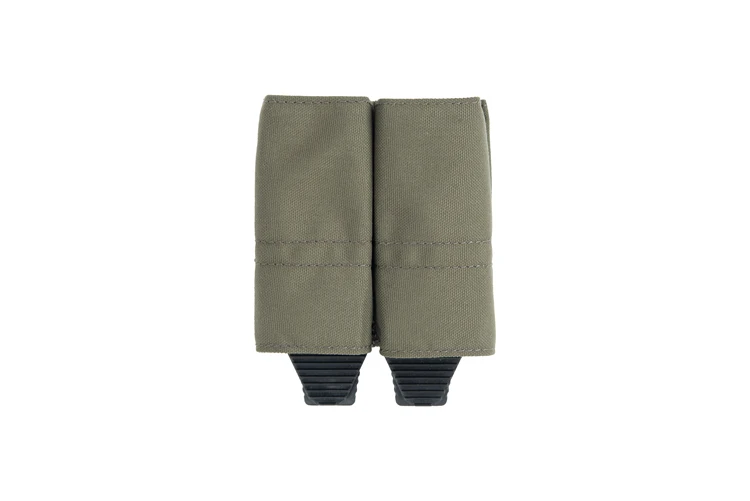Tactical Kywi 9mm + 9mm Dual Magazine Bag MOLLE System Auxiliary Package With K-Plate Lining