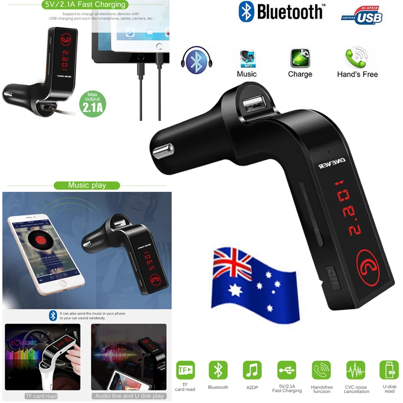Bluetooth беспроводной Автомобильный MP3 музыкальный плеер комплект fm передатчик