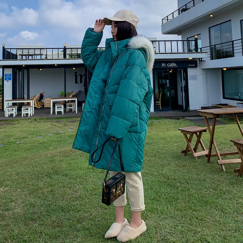 Горячая Распродажа зимняя женская куртка 2019 новый стиль утепленное студенческое