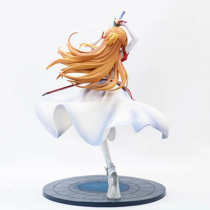 

23CM Yuuki Asuna Figure Action Toys Sword Art Online SAO Anime Figurine Knights of the Blood Ver. 1/8 PVC Collection Model Toys