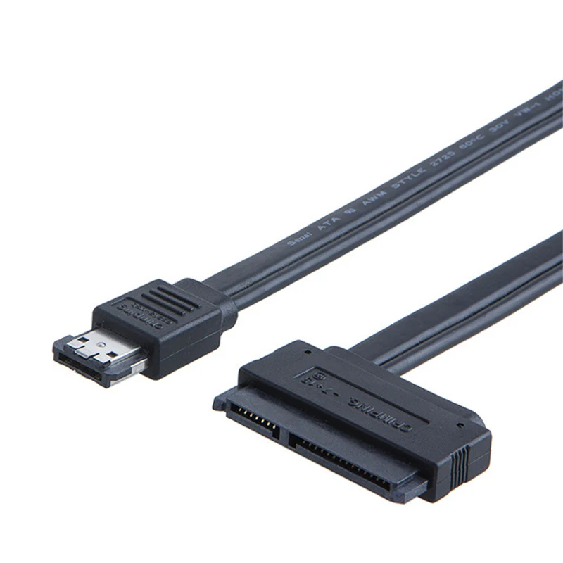 Кабель питания Esata (eSATAp) на Sata двойной разъем USB 12 В 5 комбинированный 22 Pin (7Pin + 15Pin)