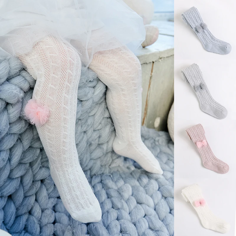 Милое летнее платье принцессы с цветочным принтом Колготки для маленьких детей