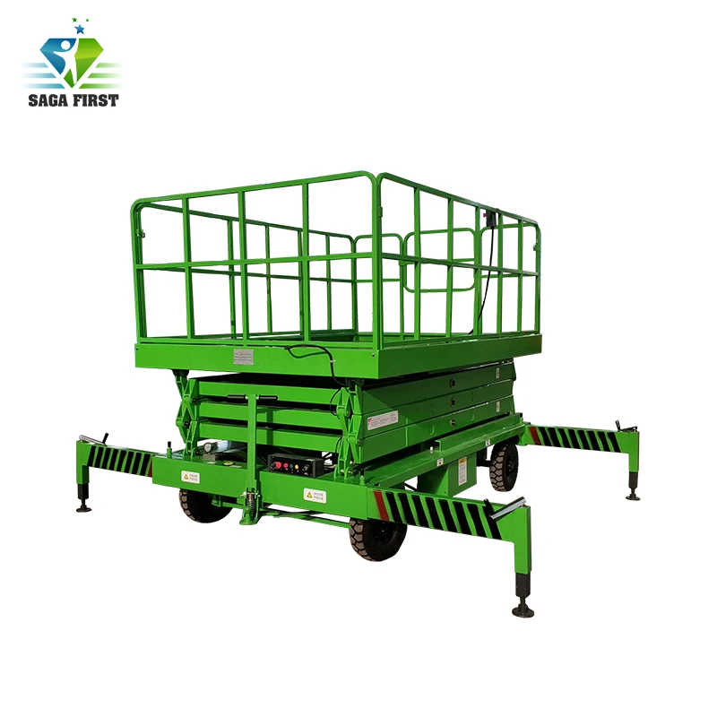 Электрический гидравлический автоматический ножничный подъемник для воздушной