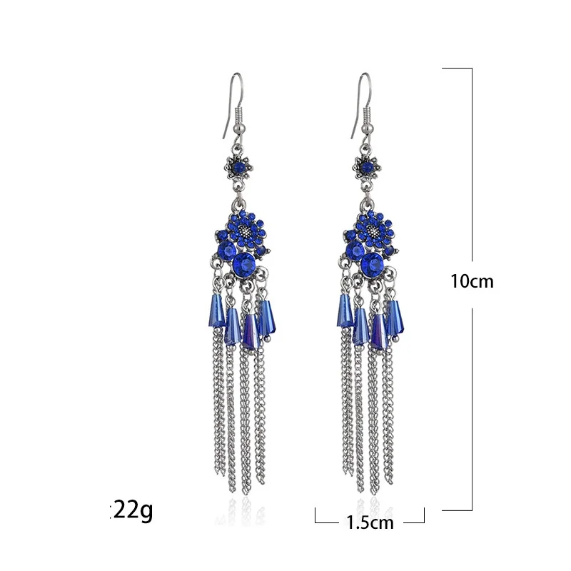 Богемные Серебряные Серьги Ловец снов с листьями и кисточками для женщин