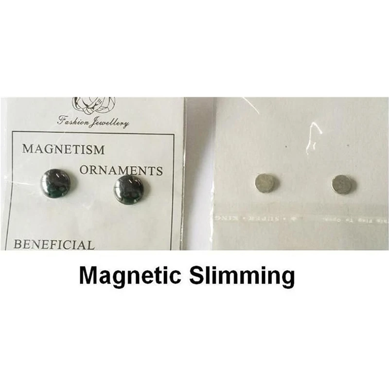 

Magnetic Slimming Earrings Slimming Patch Lose Weight Magnetic Health Jewelry Magnets Of Lazy Paste Slim Patch